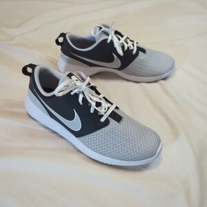 Nike Roshe G Mens Spikeless Golf Shoes Size Gray Black White (CD6065-015)